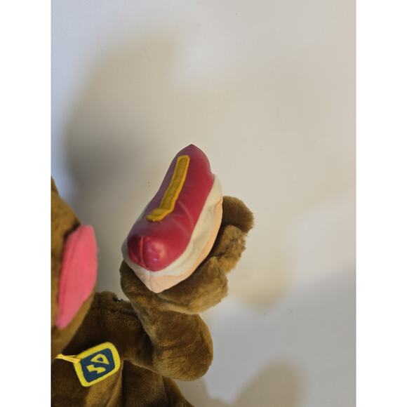 14” Large Cartoon Network Scooby Doo Plush Holding Hot Dog Play By Play - Picture 4 of 12